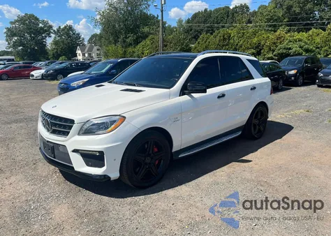 2014 Mercedes-Benz Ml 63 Amg from USA, damaged, VIN 4JGDA7EB6EA344690